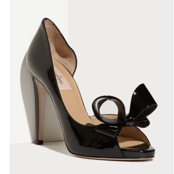Valentino Shoes - Valentino Couture Bow Platform Pumps 40.5 Heels